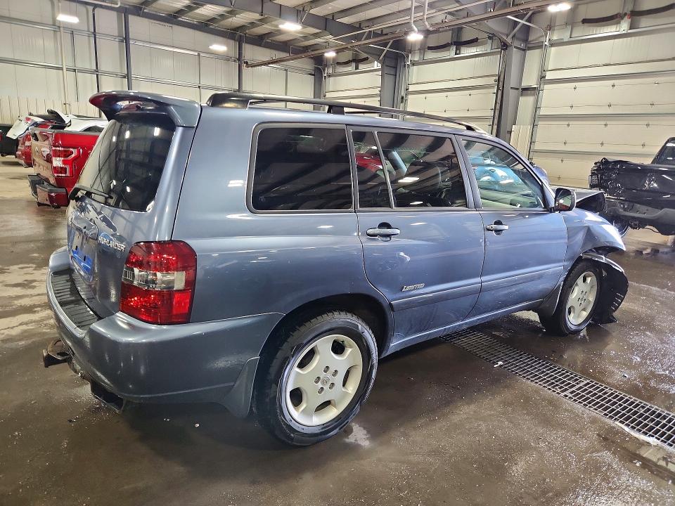2007 Toyota Highlander VIN JTEEP21A170190806 COPART salvage auction — FRONT END, Mn - Cert Of Title-Prior Salvage, sold $575 on 2026-07-14 (photo 3)