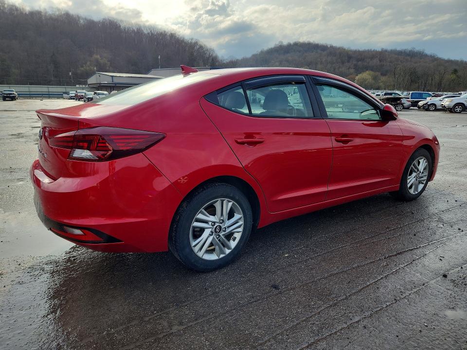 2020 Hyundai Elantra VIN 5NPD84LFXLH588353 COPART salvage auction — WATER/FLOOD, Pa - Cert Of Salvage-W=Flood Veh, sold $1,800 on 2026-07-02 (photo 3)