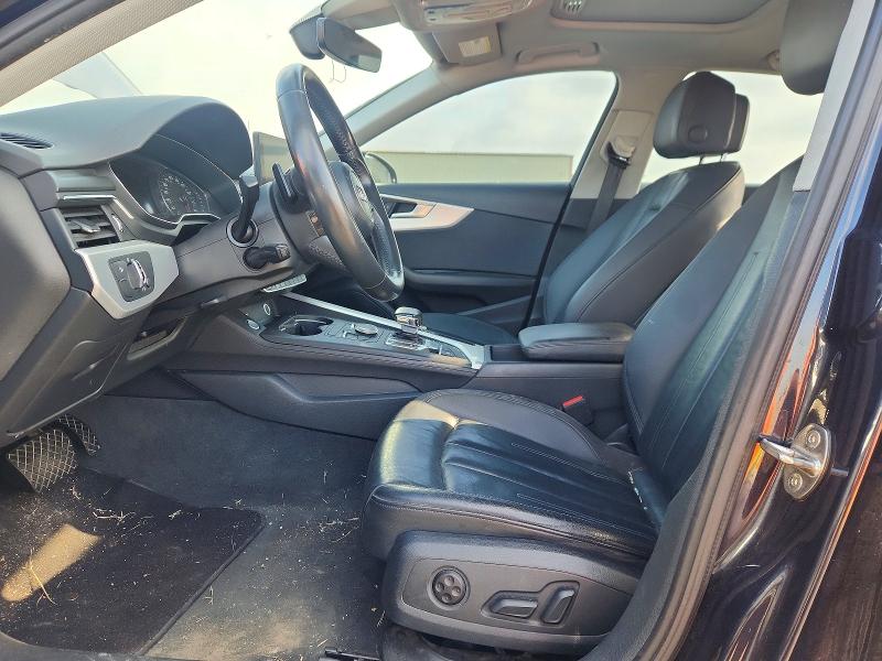 2018 Audi A4 VIN WAUKMAF49JA067590 COPART salvage auction — FRONT END, Tx - Salvage Vehicle Title, sold $2,500 on 2026-07-29 (photo 7)