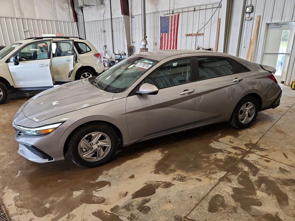 2025 Hyundai Elantra VIN KMHLL4DG5SU055246 COPART salvage auction — REAR END, Wi - Junked Vehicle Bill Of Sale, sold $6,700 on 2026-07-06 (photo 1)