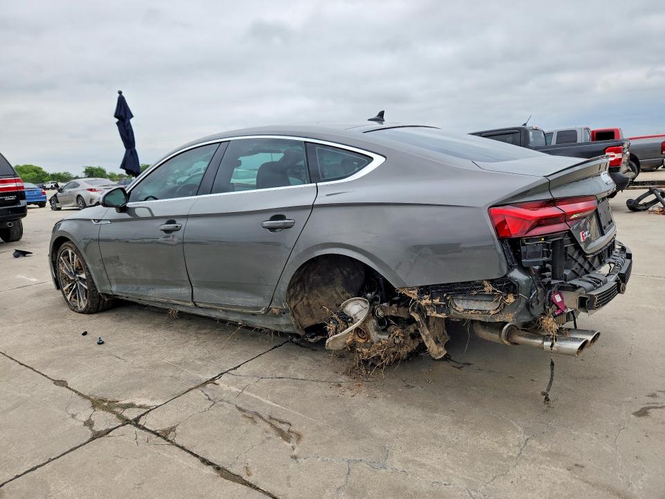2024 Audi S5 VIN WAUC4CF51RA104653 COPART salvage auction — SIDE, TX - CERTIFICATE OF TITLE, sold $4,600 on 2026-07-30 (photo 2)