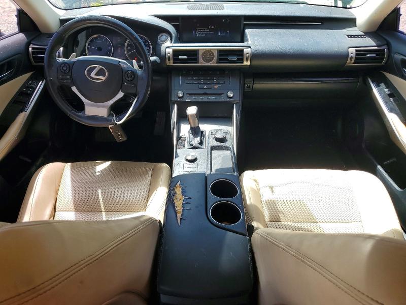 2015 Lexus Is VIN JTHBF1D28F5080702 COPART salvage auction — FRONT END, Tx - Certificate Of Title, sold $2,000 on 2026-07-03 (photo 8)