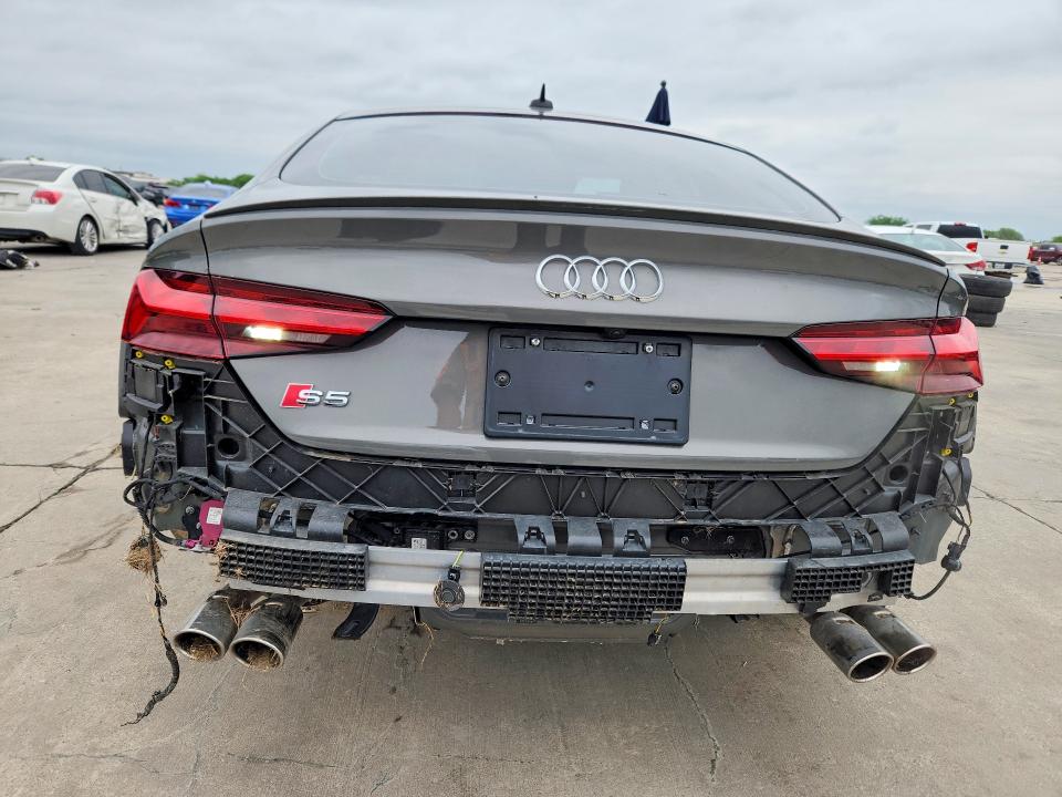 2024 Audi S5 VIN WAUC4CF51RA104653 COPART salvage auction — SIDE, TX - CERTIFICATE OF TITLE, sold $4,600 on 2026-07-30 (photo 6)