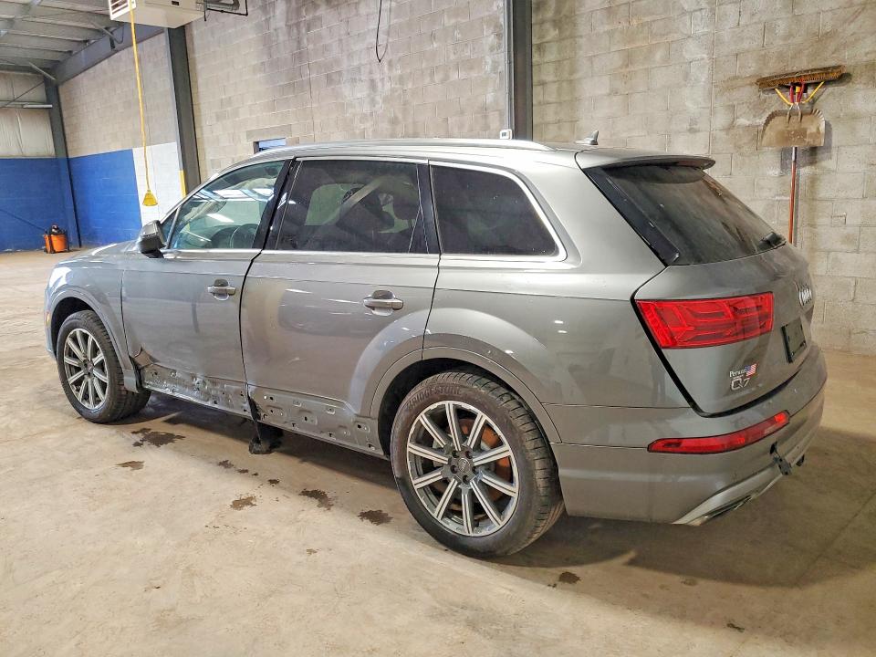 2017 Audi Q7 VIN WA1LAAF73HD028068 COPART salvage auction — SIDE, Pa - Certificate Of Salvage, sold $3,600 on 2026-07-14 (photo 2)