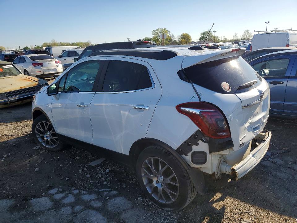 2017 Buick Encore VIN KL4CJ1SB3HB049251 COPART salvage auction — REAR END, MI - CERTIFICATE OF TITLE, sold $2,550 on 2026-07-28 (photo 2)
