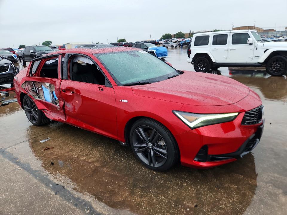 2024 Acura Integra VIN 19UDE4H38RA028033 COPART salvage auction — SIDE, Tx - Certificate Of Title, sold $225 on 2026-07-09 (photo 4)