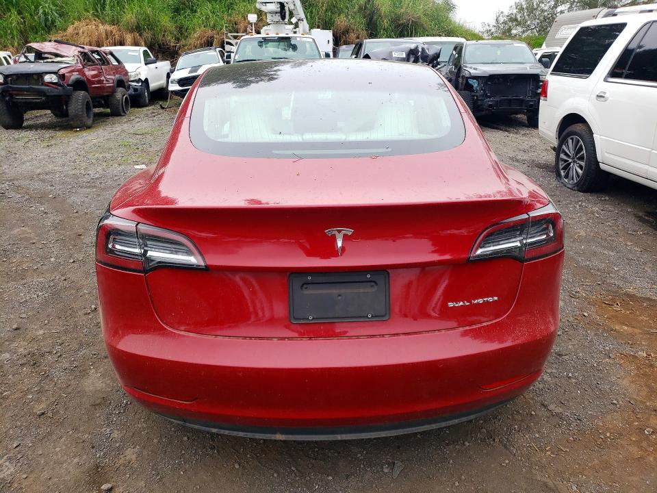 2019 Tesla Model 3 VIN 5YJ3E1EB1KF522249 COPART salvage auction — WATER/FLOOD, Hi - Certificate Of Salvage, sold $2,650 on 2026-07-20 (photo 6)