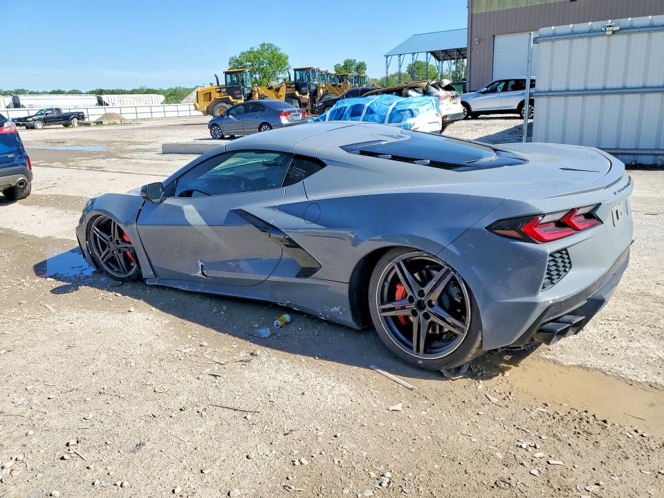 2025 Chevrolet Corvette VIN 1G1YB2D40S5102175 COPART salvage auction — SIDE, Mo - Salvage Certificate Of Title, sold $41,000 on 2026-07-07 (photo 2)