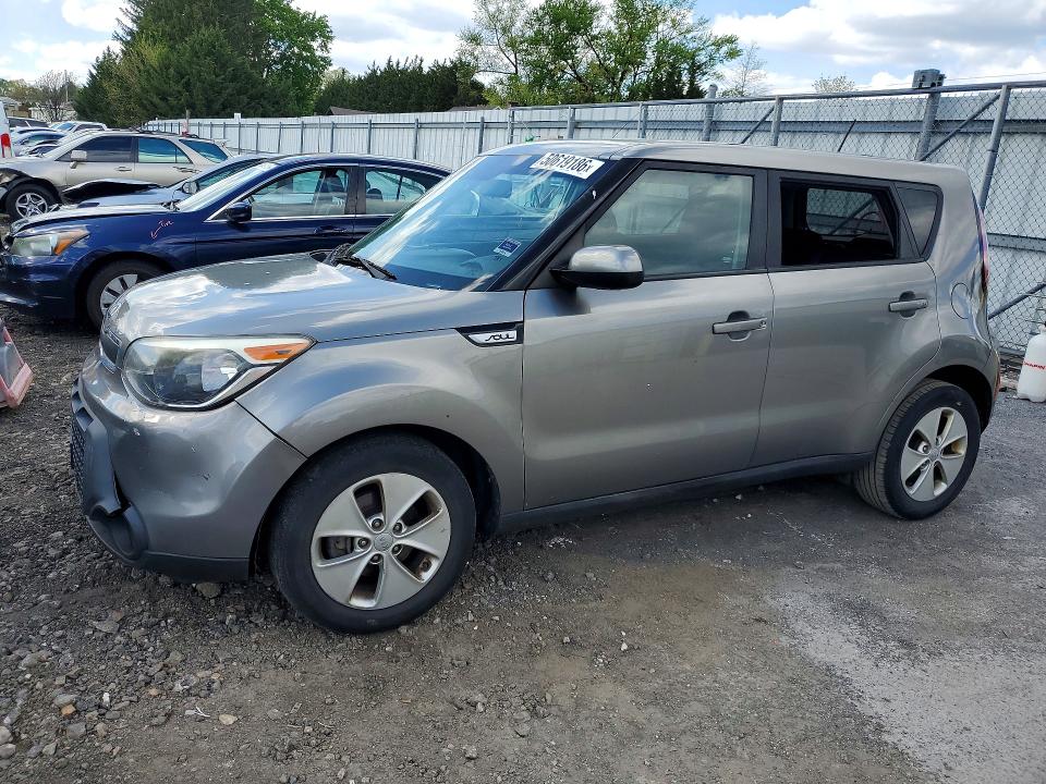 2015 Kia Soul VIN KNDJN2A20F7234494 COPART salvage auction — REAR END, Md - Cert Of Salvage > 75% Damage, sold $1,200 on 2026-07-06 (photo 1)