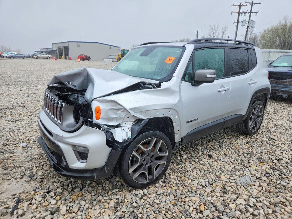 2019 Jeep Renegade VIN ZACNJBD11KPK42968 COPART salvage auction — FRONT END, Id - Salvage Certificate Of Title, sold $1,300 on 2026-07-09 (photo 1)