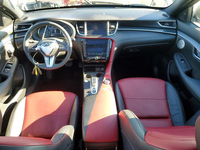 2025 Infiniti Qx50 VIN 3PCAJ5FB6SF103287 COPART salvage auction — FRONT END, Salvage Title, sold $8,700 on 2026-08-21 (photo 8)