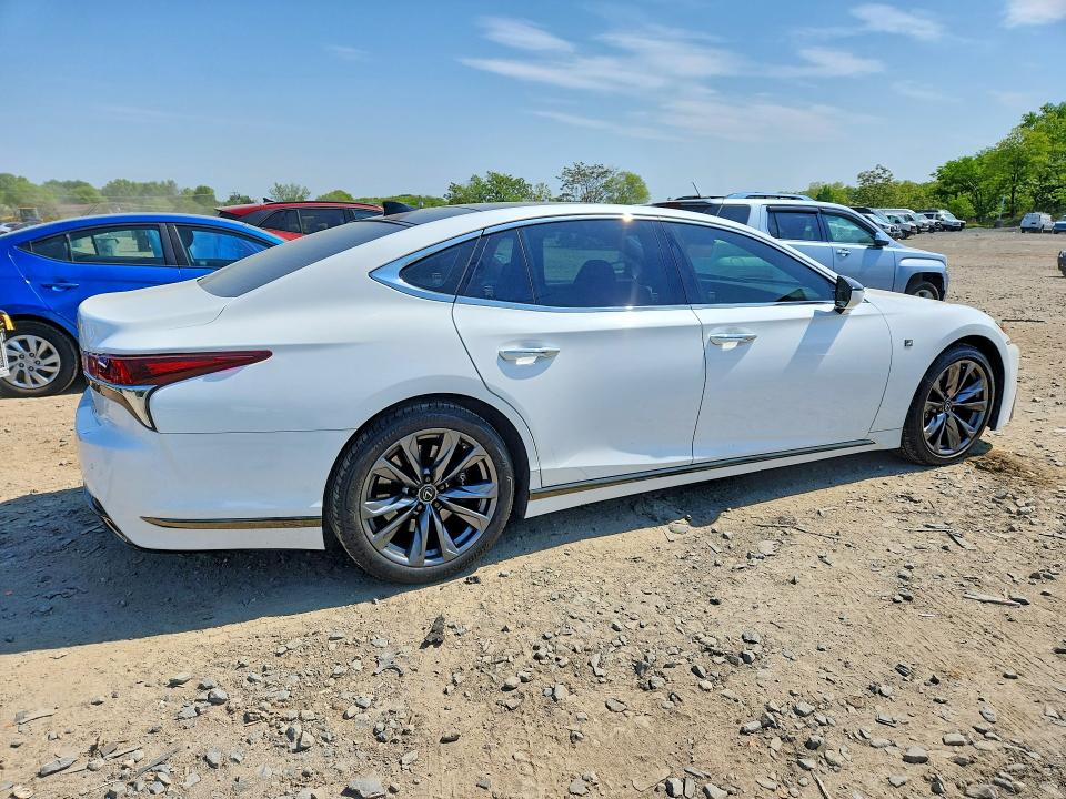 2018 Lexus Ls 500 VIN JTHB51FF8J5005753 COPART salvage auction — REAR END, MD - CERT OF SALVAGE > 75% DAMAGE, sold $17,500 on 2026-09-01 (photo 3)