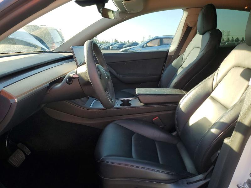 2022 Tesla Model y VIN 7SAYGDEE7NF408260 COPART salvage auction — FRONT END, Ca - Salvage Certificate, sold $11,000 on 2026-07-30 (photo 7)