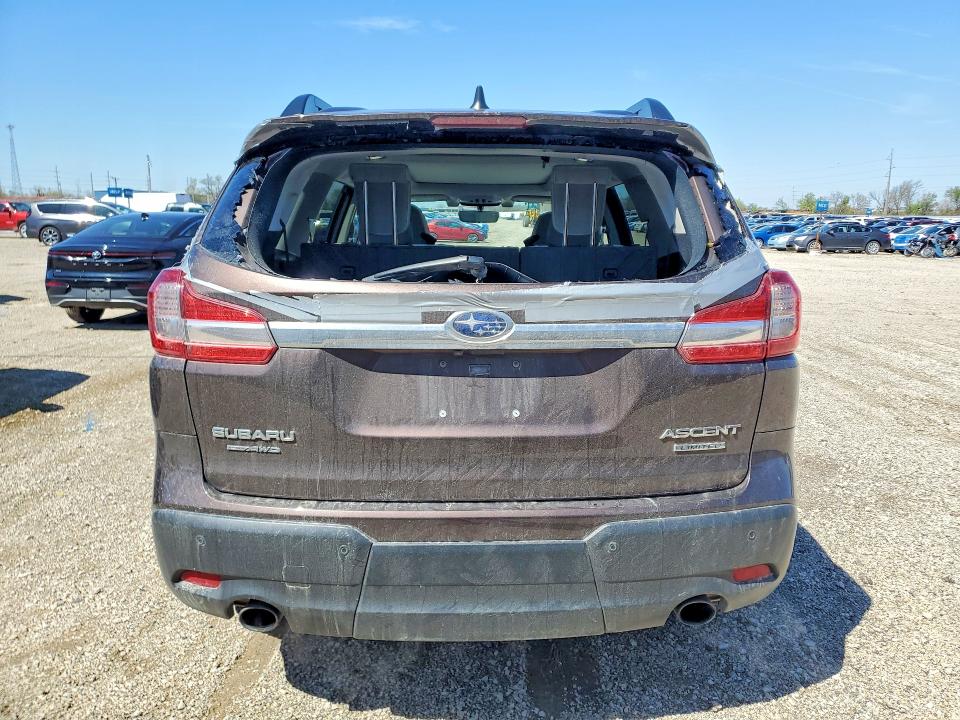 2021 Subaru Ascent VIN 4S4WMAPD6M3449163 COPART salvage auction — HAIL, Ia - Cert Of Title-Salvage Title, sold $400 on 2026-07-29 (photo 6)