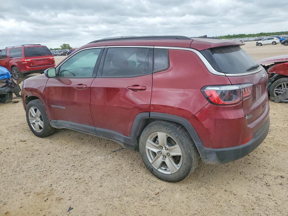 2022 Jeep Compass VIN 3C4NJCBB7NT104062 COPART salvage auction — SIDE, Tx - Certificate Of Title, sold $4,900 on 2026-08-27 (photo 2)