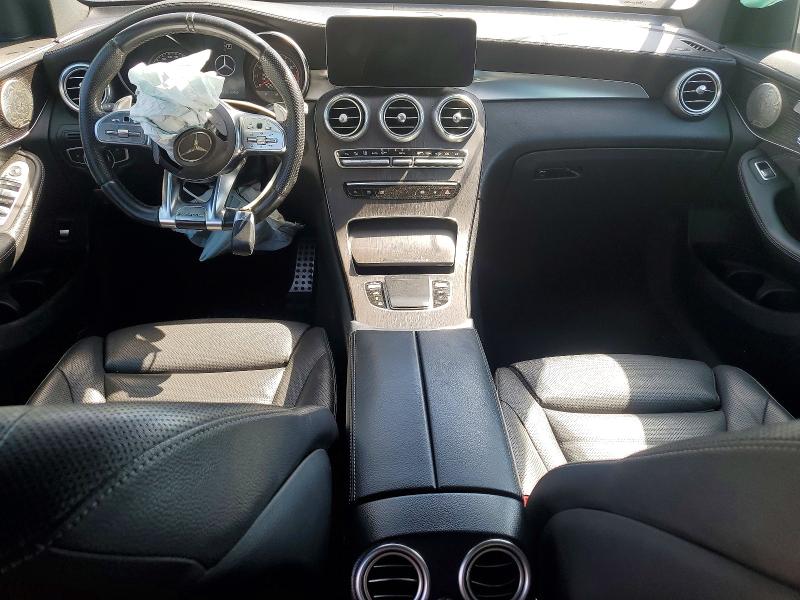 2021 Mercedes-benz Glc VIN W1N0J6EB8MF948023 COPART salvage auction — FRONT END, Nc - Salvage Certificate Of Title, sold $9,800 on 2026-07-09 (photo 8)