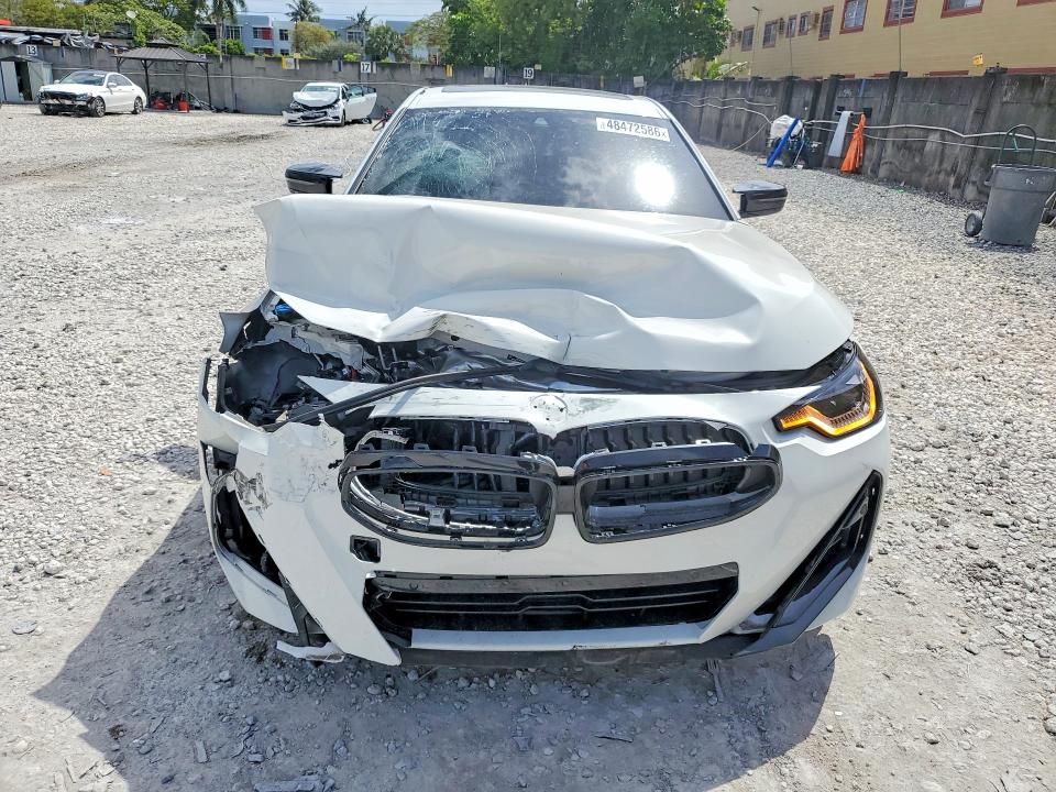 2023 BMW M240i VIN 3MW53CM02P8D62966 COPART salvage auction — Front End, FL - CERT OF TITLE SLVG REBUILDABLE, sold $14,700 on 2026-05-05 (photo 5)