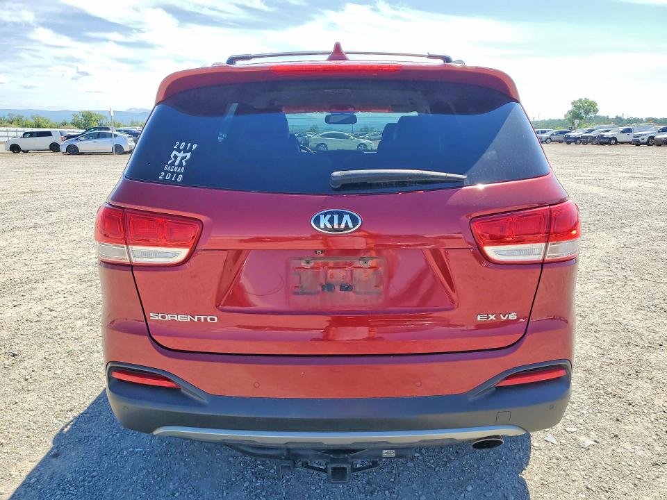 2016 Kia Sorento VIN 5XYPHDA51GG158716 COPART salvage auction — FRONT END, Ca - Salvage Certificate, sold $1,450 on 2026-07-10 (photo 6)