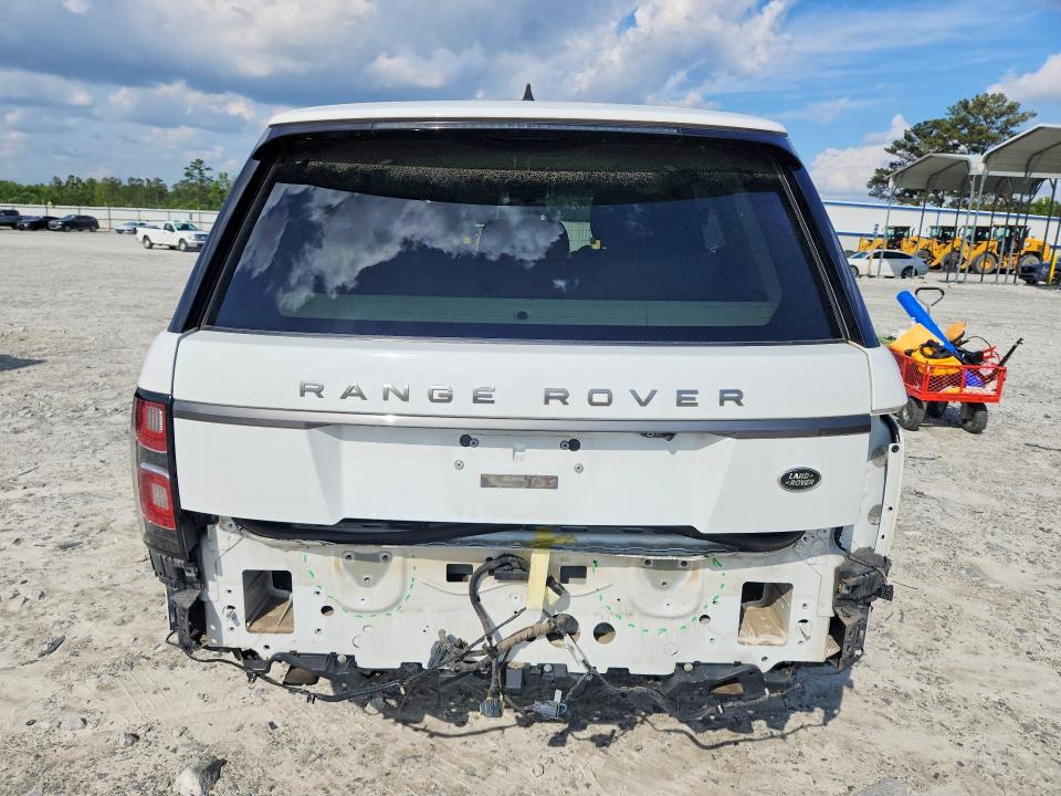 2021 Land rover RANGE ROVER VIN SALGR2SU3MA423065 COPART salvage auction — REAR END, Ga - Cert Of Title-Salvage, sold $18,500 on 2026-07-27 (photo 6)