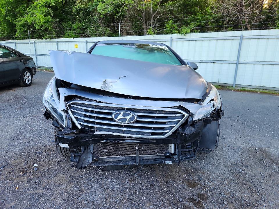 2016 Hyundai Sonata VIN 5NPE24AF7GH381739 COPART salvage auction — FRONT END, La - Cert Of Title-Salvage, sold $725 on 2026-07-02 (photo 5)