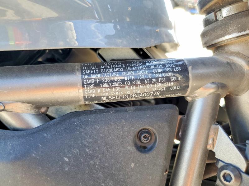2024 Kawasaki VIN ML5ELFC119RDA0077 COPART salvage auction — SIDE, Az - Cert Of Title - Salvage, sold $675 on 2026-07-16 (photo 8)