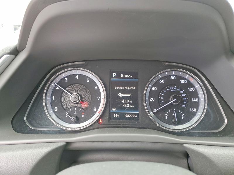 2020 Hyundai Sonata VIN 5NPEL4JA2LH058985 COPART salvage auction — FRONT END, In - Cert Of Title-Salvage Title, sold $2,300 on 2026-07-10 (photo 9)
