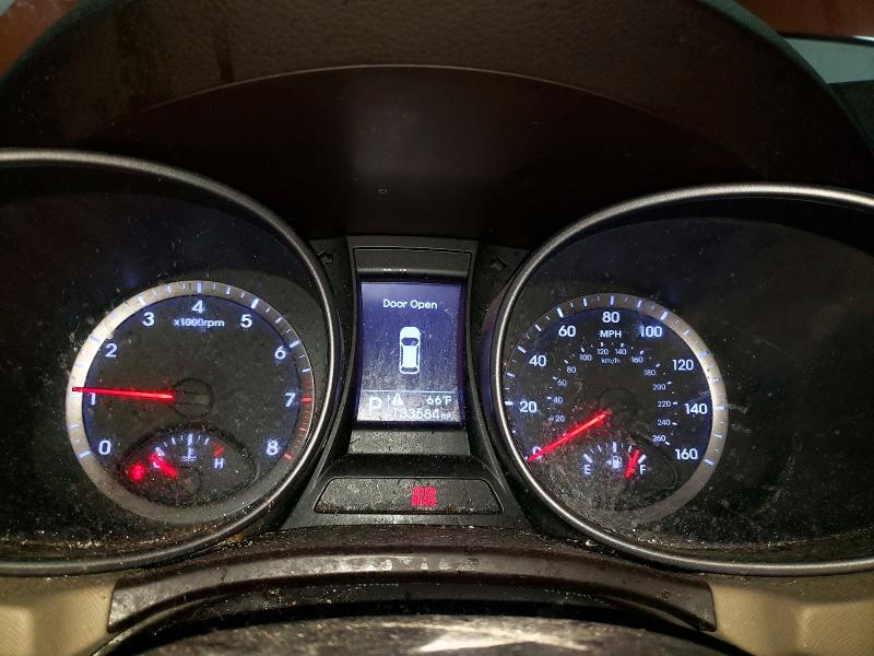 2013 Hyundai Santa fe VIN 5XYZUDLBXDG055832 COPART salvage auction — SIDE, OH - CERT OF TITLE-SALVAGE, sold $1,150 on 2026-07-30 (photo 9)