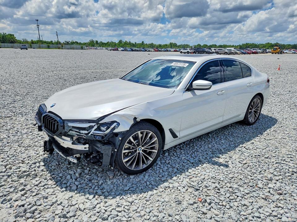 2022 BMW 5er VIN WBA53BH06NWX83324 COPART salvage auction — FRONT END, Fl - Certificate Of Destruction, sold $15,100 on 2026-07-02 (photo 1)