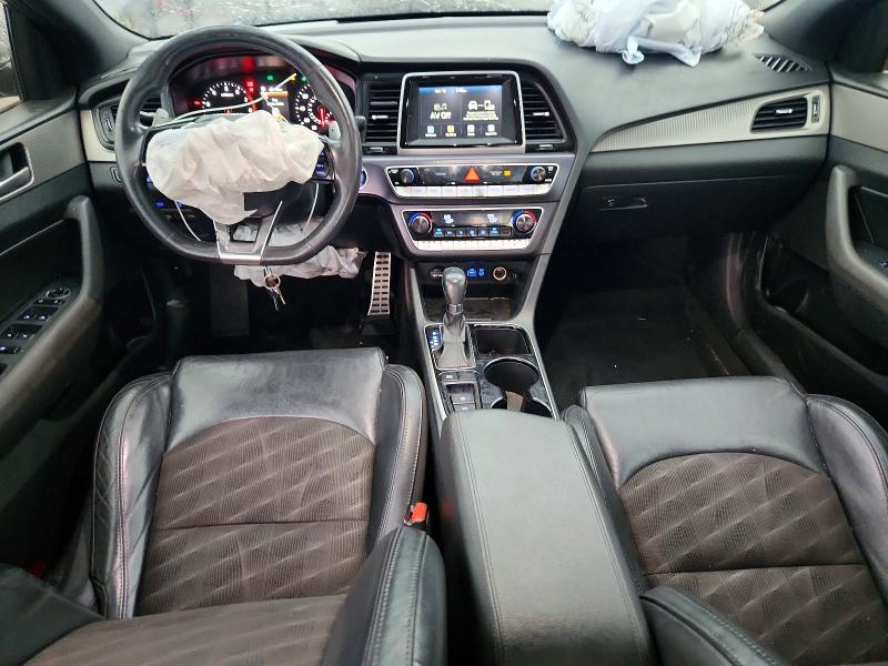 2018 Hyundai Sonata VIN 5NPE34AF3JH709789 COPART salvage auction — FRONT END, Salvage Title, sold $1,150 on 2026-10-05 (photo 8)