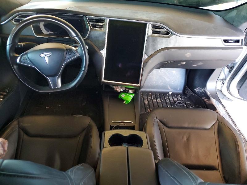 2016 Tesla Model s VIN 5YJSA1E24GF176745 COPART salvage auction — SIDE, Salvage Title, sold $4,400 on 2026-07-16 (photo 8)