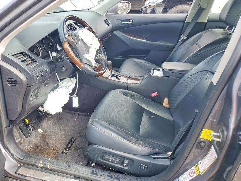 2012 Lexus ES VIN JTHBK1EG9C2476821 COPART salvage auction — FRONT END, Il - Salvage Certificate, sold $550 on 2026-07-21 (photo 7)