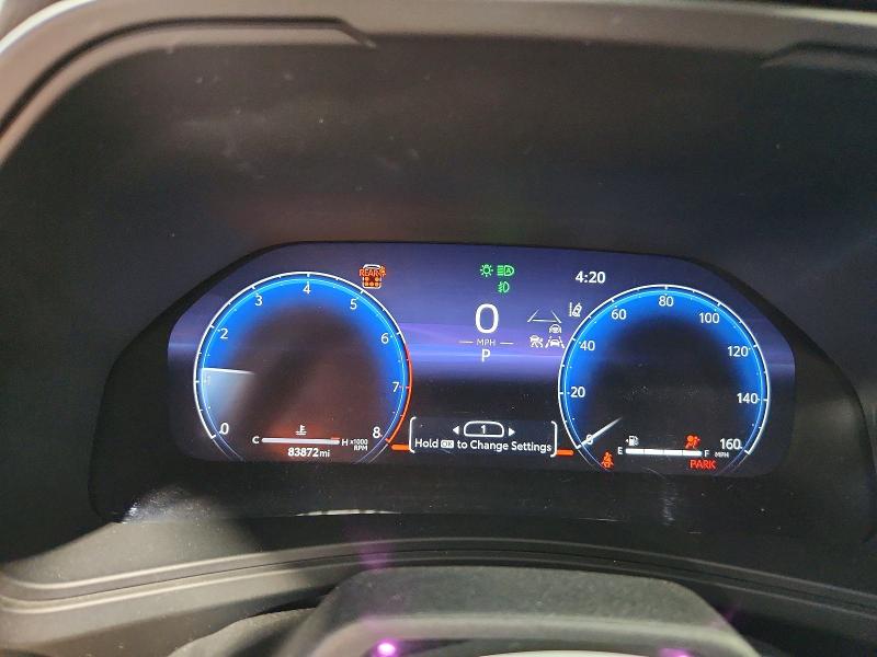 2024 Toyota Highlander VIN 5TDAAAB59RS003974 COPART salvage auction — FRONT END, MO - SALVAGE CERTIFICATE OF TITLE, sold $20,500 on 2026-07-27 (photo 9)
