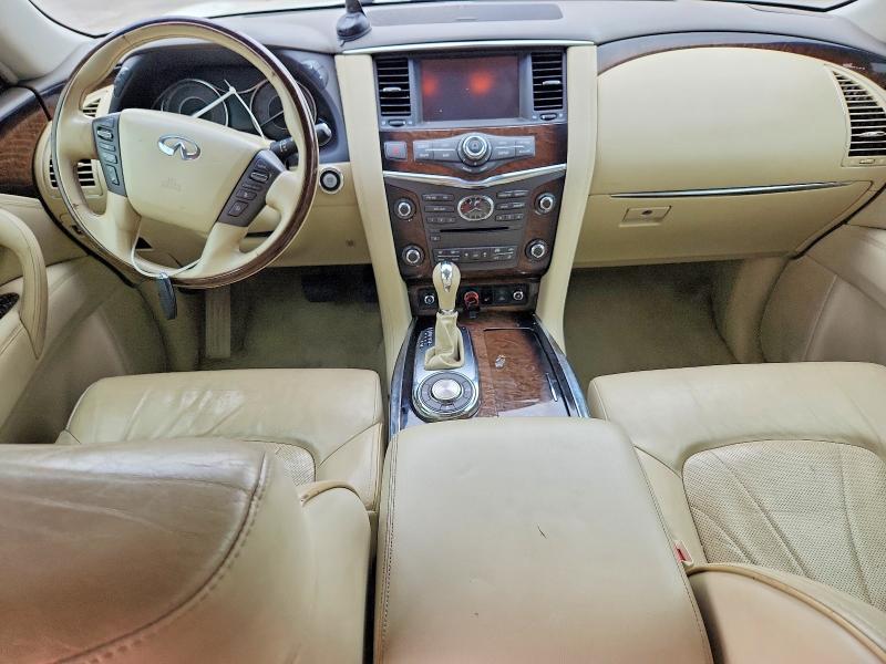 2014 Infiniti Qx80 VIN JN8AZ2NF5E9555181 COPART salvage auction — REAR END, Id - Salvage Certificate Of Title, sold $2,650 on 2026-07-20 (photo 8)