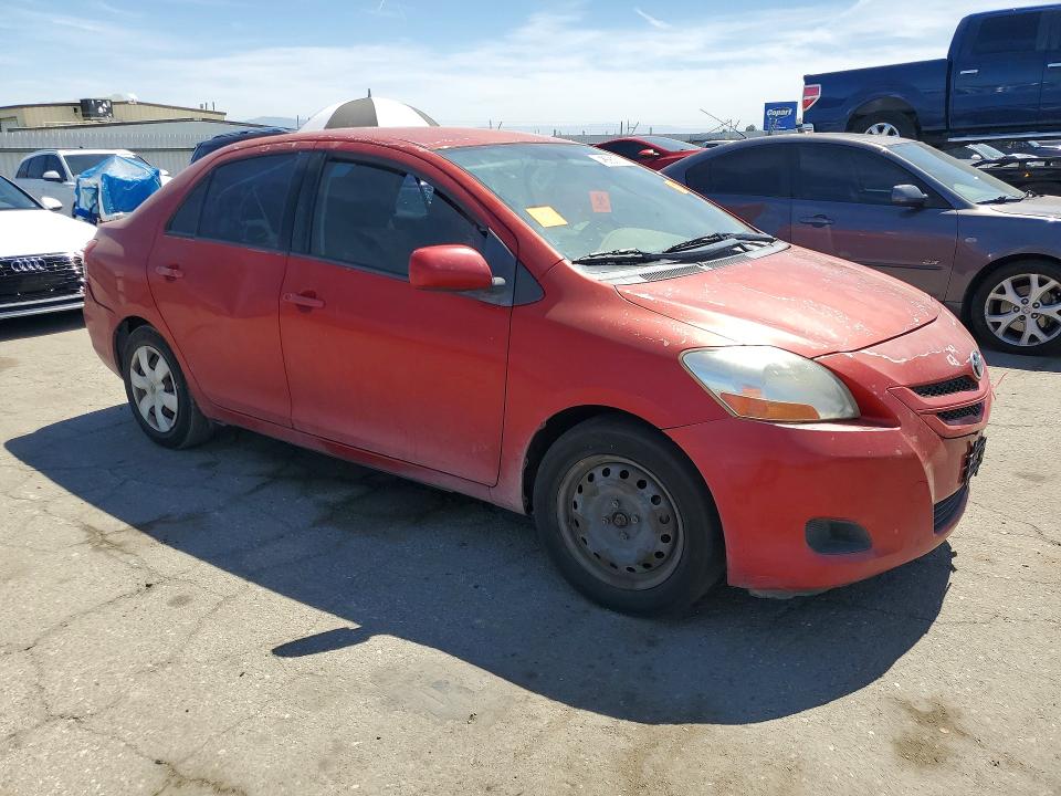 2008 Toyota Yaris VIN JTDBT923681211947 COPART salvage auction — FRONT END, Ca - App For Dup Clean Or Ac, sold $600 on 2026-07-31 (photo 4)