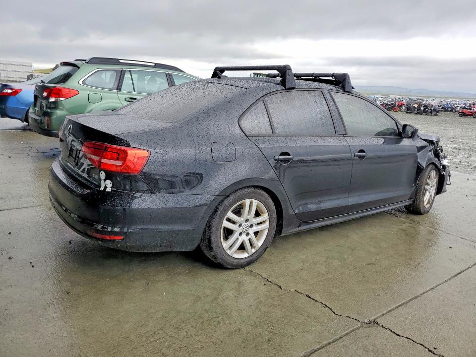 2015 Volkswagen Jetta VIN 3VWLA7AJ5FM210087 COPART salvage auction — FRONT END, Ca - Salvage Certificate, sold $725 on 2026-07-02 (photo 3)