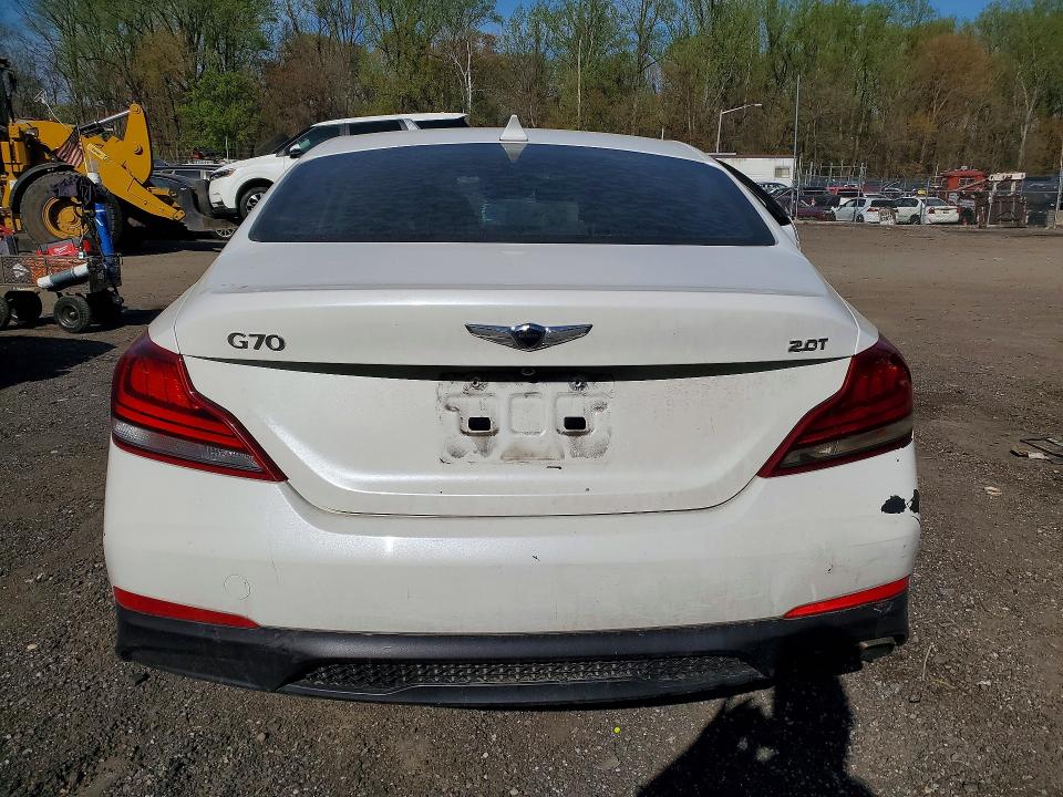 2021 Genesis G70 VIN KMTG64LA5MU079724 COPART salvage auction — SIDE, Salvage Title, sold $125 on 2026-07-21 (photo 6)