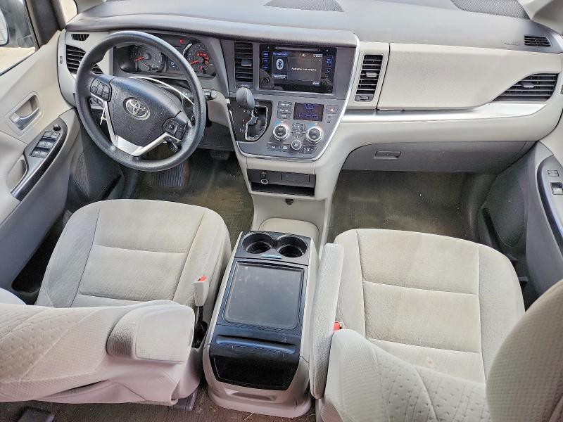 2015 Toyota Sienna VIN 5TDKK3DC1FS583628 COPART salvage auction — FRONT END, In - Cert Of Title-Salvage Title, sold $1,350 on 2026-07-20 (photo 8)