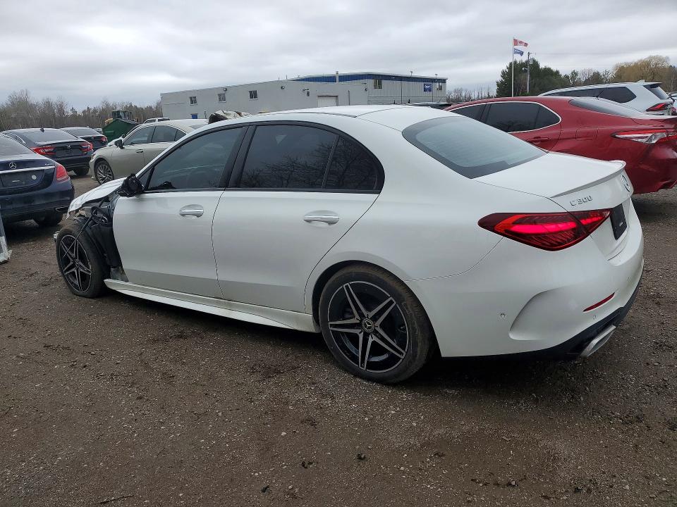 2025 Mercedes-benz C-klasse VIN W1KAF4HBXSR248969 COPART salvage auction — FRONT END, On - Permit Salvage, sold $27,250 on 2026-07-02 (photo 2)