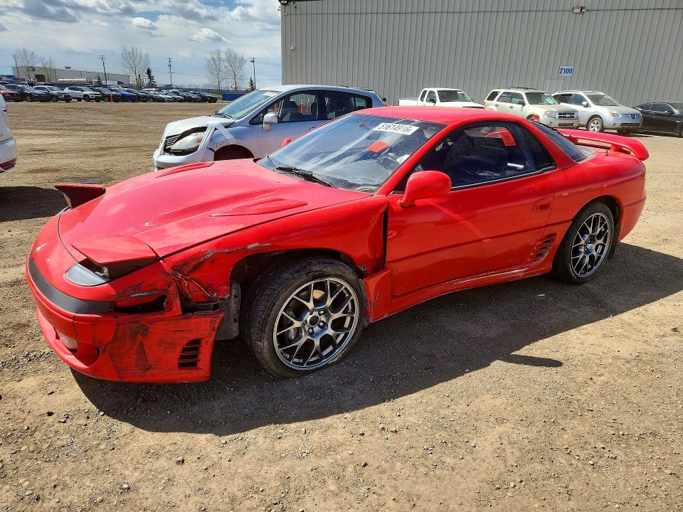 1991 Mitsubishi 3000 gt VIN JA3XE74C8MY019396 COPART salvage auction — FRONT END, AB - BOS - SALVAGE, sold $6,900 on 2026-07-14 (photo 1)