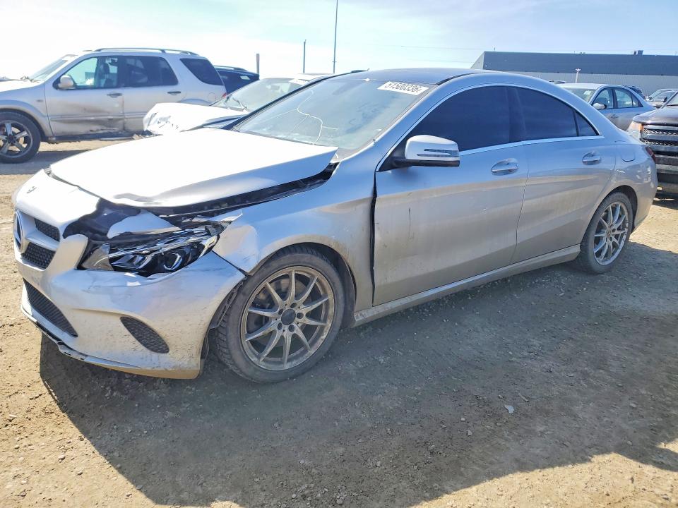 2018 Mercedes-benz VIN WDDSJ4GB3JN562277 COPART salvage auction — FRONT END, AB - BOS - SALVAGE, sold $3,950 on 2026-07-16 (photo 1)