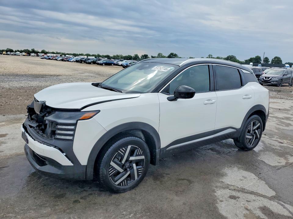 2025 Nissan Kicks VIN 3N8AP6CA2SL373591 COPART salvage auction — FRONT END, Il - Salvage Certificate, sold $7,100 on 2026-08-17 (photo 1)