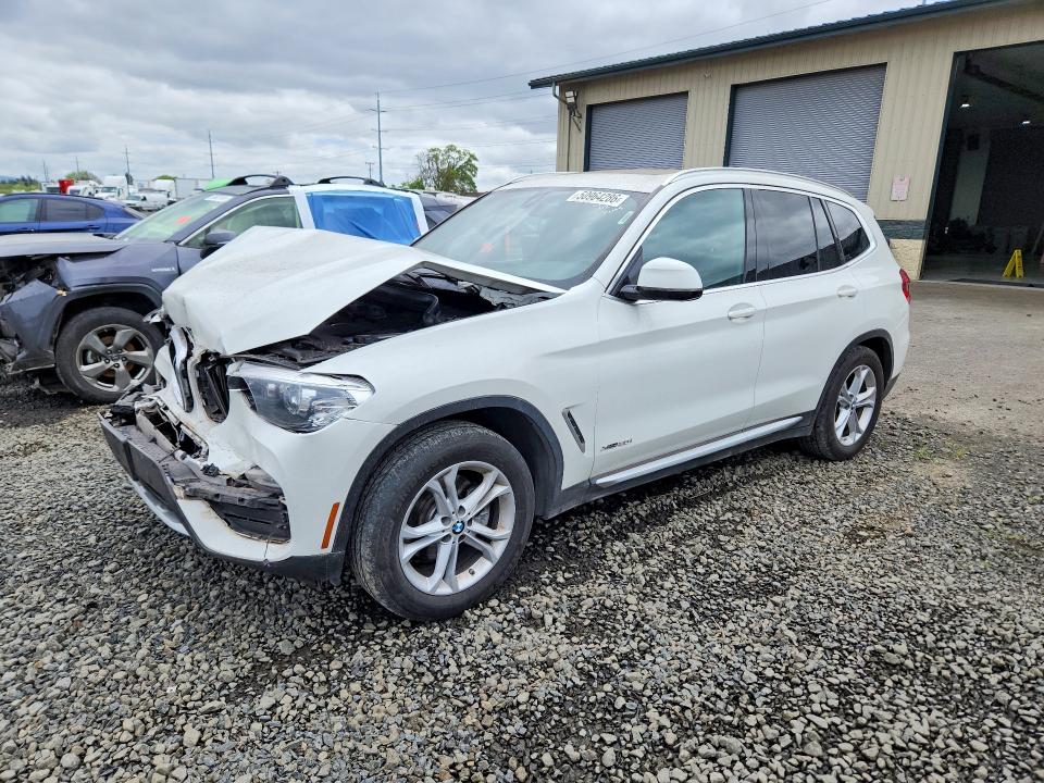 2018 BMW X3 VIN 5UXTR9C54JLC78691 COPART salvage auction — FRONT END, Or - Salvage Title Certificate, sold $5,800 on 2026-07-21 (photo 1)