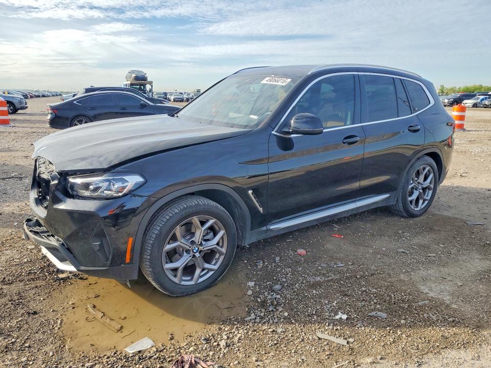 2023 BMW X3 VIN WBX57DP08PN215012 COPART salvage auction — FRONT END, Tx - Salvage Vehicle Title, sold $20,000 on 2026-07-02 (photo 1)