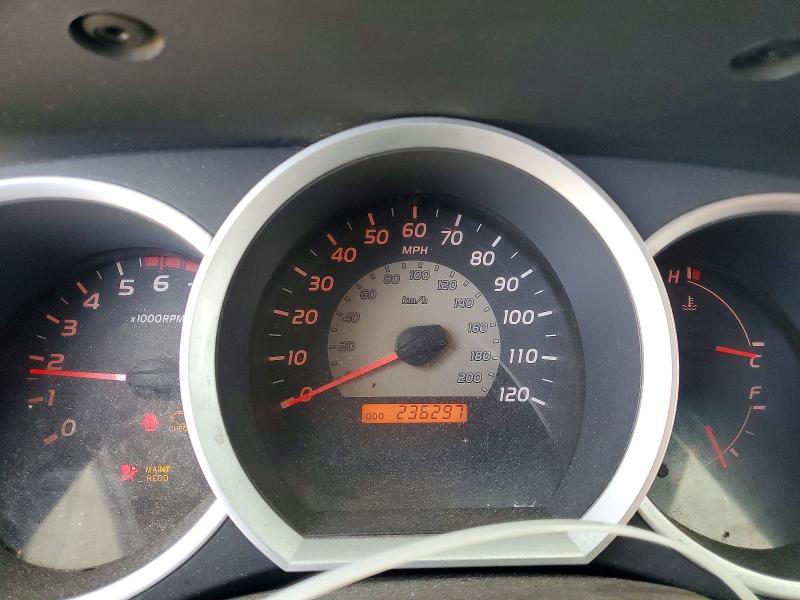 2005 Toyota Tacoma VIN 5TENX22N85Z114034 COPART salvage auction — FRONT END, Ca - Salvage Certificate, sold $2,350 on 2026-07-16 (photo 9)