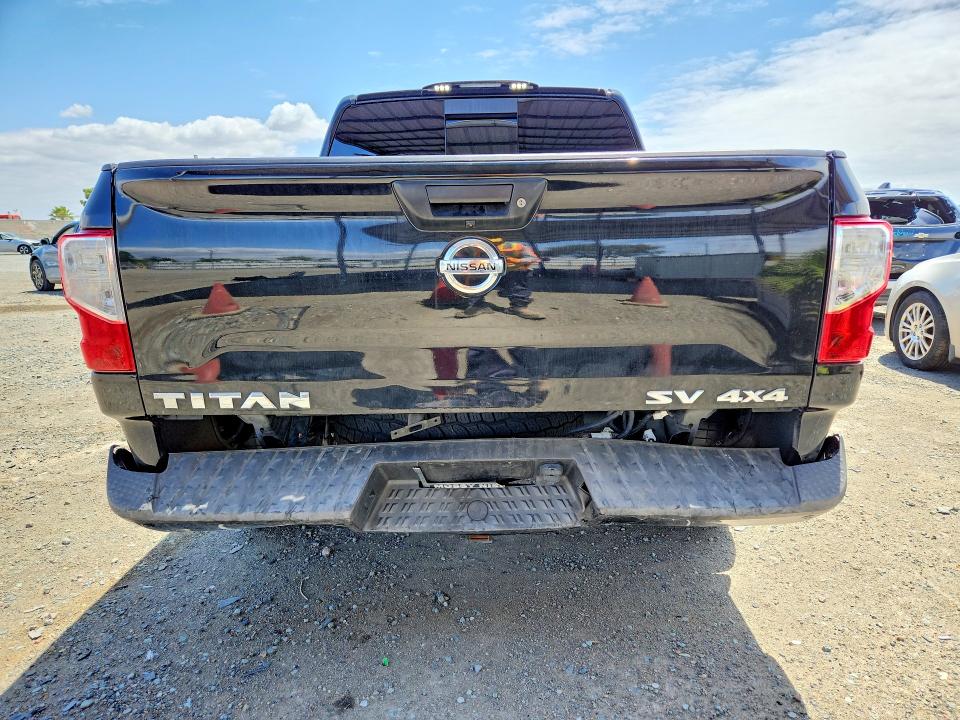 2018 Nissan TITAN VIN 1N6AA1E57JN529684 COPART salvage auction — REAR END, Ca - Salvage Certificate, sold $9,200 on 2026-07-24 (photo 6)