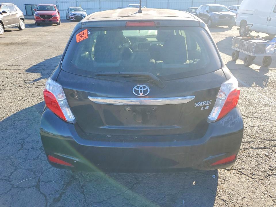 2013 Toyota Yaris VIN JTDKTUD35DD559666 COPART salvage auction — FRONT END, CA, sold $1,950 on 2026-07-10 (photo 6)