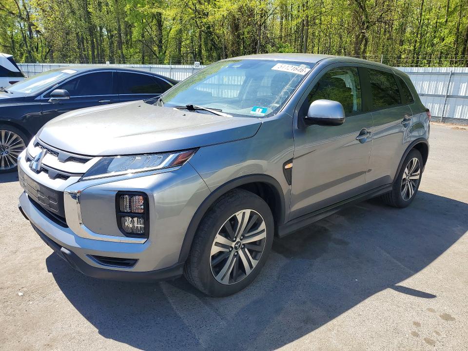 2021 Mitsubishi Outlander VIN JA4APUAU0MU007063 COPART salvage auction — SIDE, NJ - CERT OF TITLE-SALVAGE, sold $4,000 on 2026-07-02 (photo 1)