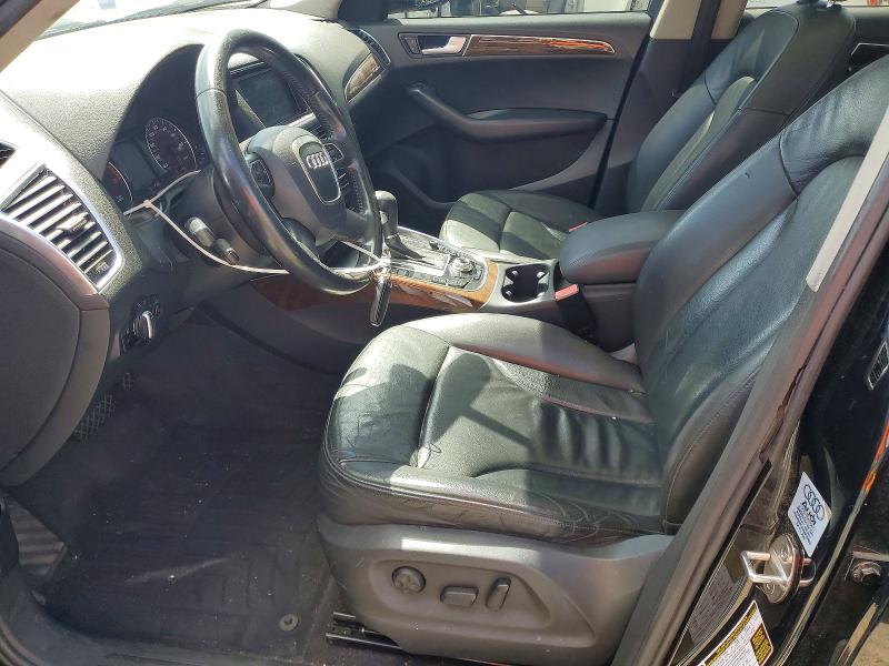 2010 Audi Q5 VIN WA1LKAFP5AA100070 COPART salvage auction — FRONT END, Ca - Salvage Certificate, sold $100 on 2026-07-14 (photo 7)