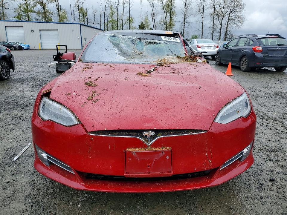 2016 Tesla Model s VIN 5YJSA1E26GF157226 COPART salvage auction — FRONT END, Wa - Bill Of Sale, sold $2,700 on 2026-07-20 (photo 5)