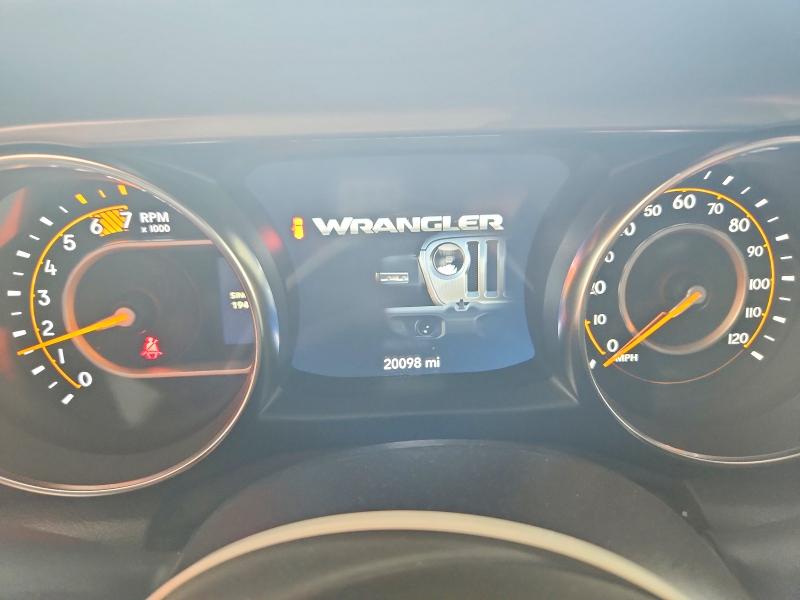 2021 Jeep Wrangler / VIN 1C4GJXAN5MW756585 COPART salvage auction — MINOR DENT/SCRATCHES, Ga - Certificate Of Title, sold $20,500 on 2026-07-02 (photo 9)